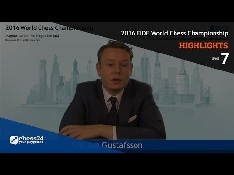 2016 FIDE World Chess Championship - Highlights - Game 7