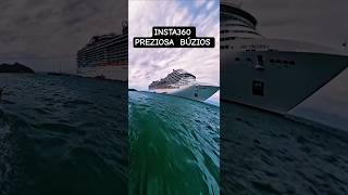 iInsta360 x4  Camera de Ação MSC PREZIOSA cruzeiro navio Santos @insta360navios  #buzios  #shorts