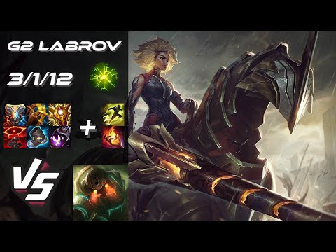 G2 Esports Labrov SUPPORT Rell vs Nautilus - EU Challenger Patch 25.S2.2