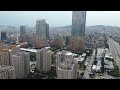 Finans Merkezi (Istanbul Finance Center) from Drone (4k). Turkey