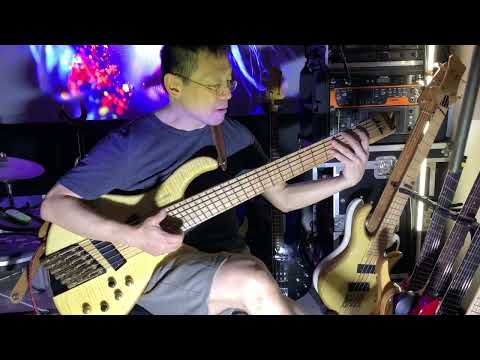 Impossible@bass™ ‎בְּצַלְאֵל Impossible@Headless Fanfret (V5) 6 strings with Bartolini + GhostFire Bullet 3.0 padded  Super Thick GigBag - Safe Shipping image 16