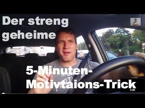 Selbstmanagement Hacks: Der 5-Minuten-Motivations-Trick