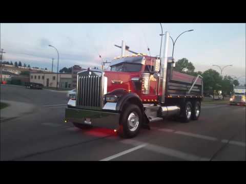 Pro Trucker Alberta Big Rig Show Convoy