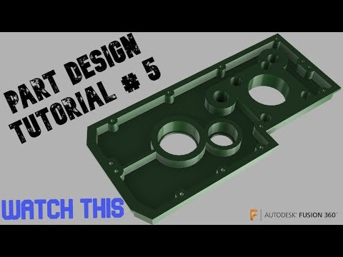 Fusion 360 Modeling for Beginners | part design in fusion360|step by step complete tutorial