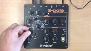 Video thumbnail for Waldorf 2-POLE ANALOG FILTER -  first soundcheck - HQ Audio by Jürgen Driessen