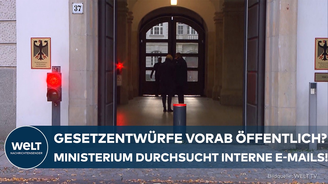 BERLIN: Nach Gesetz-Leaks sucht das Wirtschaftsministerium nach undichten Stellen bei Mitarbeitern!