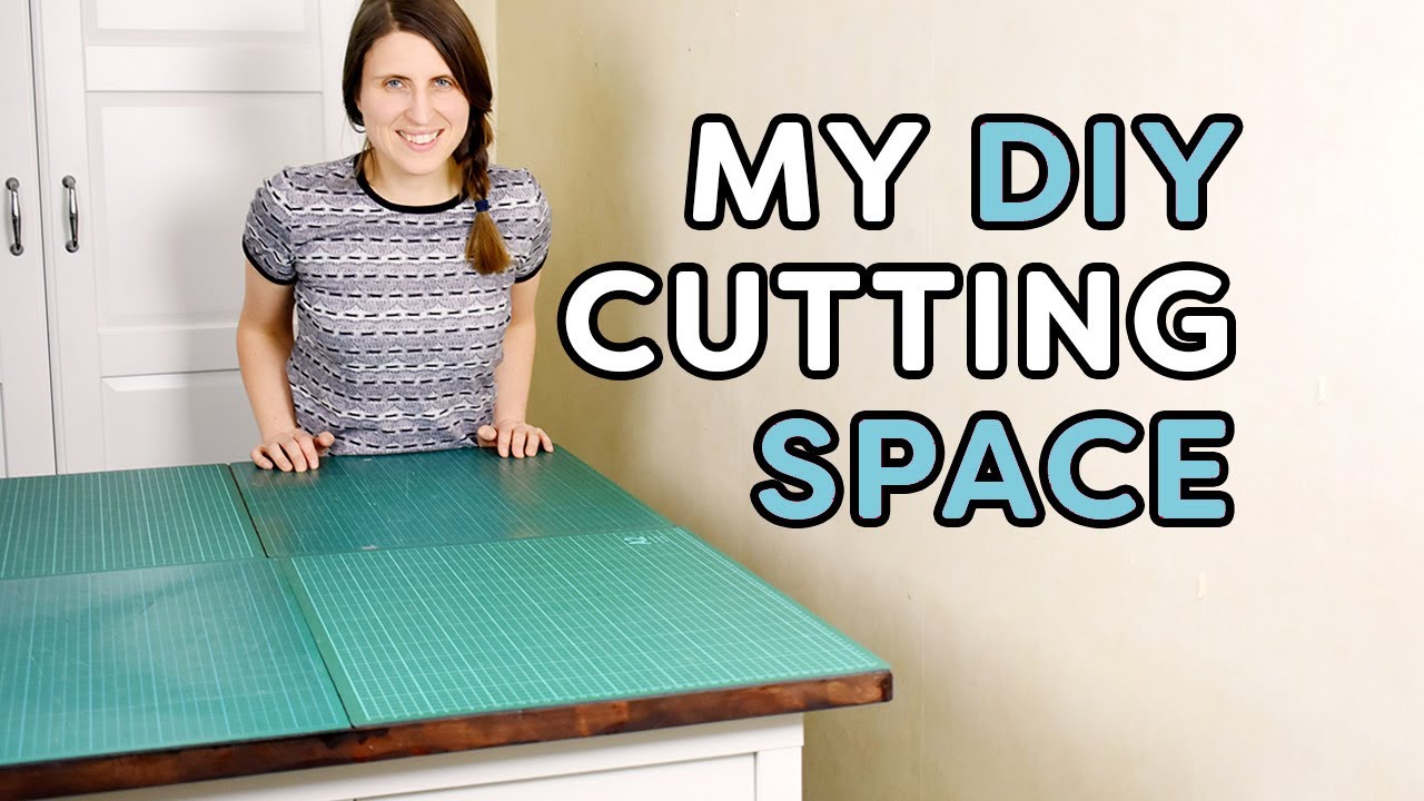 My Ikea Hack cutting table and sewing storage space