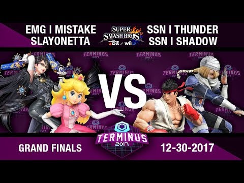 [SSB4] Terminus 2017 (Doubles): EMG | Mistake + Slayonetta vs Shadow + SSN | Thunder (Grand Finals)
