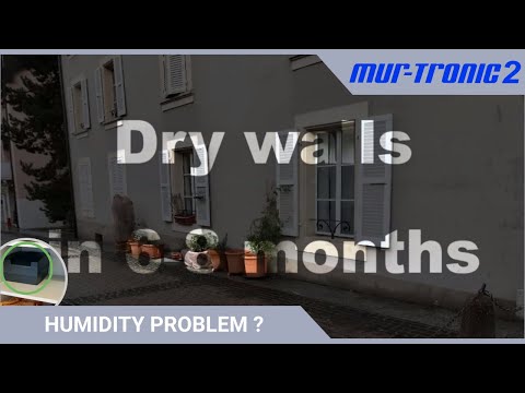 Mur-Tronic 2 is the fastest, cheapest and most ecological solution against rising damp in walls.