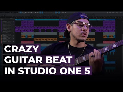 Making a CRAZY Guitar Beat From Scratch in Studio One 5