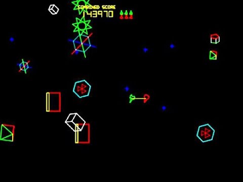 Atari Space Duel Arcade longplay (linked ship)