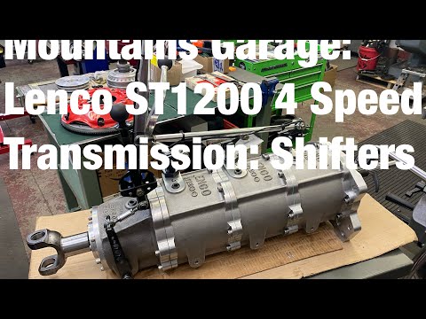 Lenco ST1200 4 Speed Transmission: Shifters