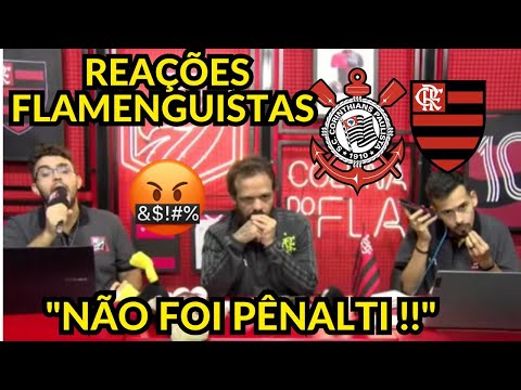REAÇÕES dos FLAMENGUISTAS FURIOSOS com o EMPATE   CORINTHIANS 1X1 FLAMENGO REACT BRASILEIRÃO 2023