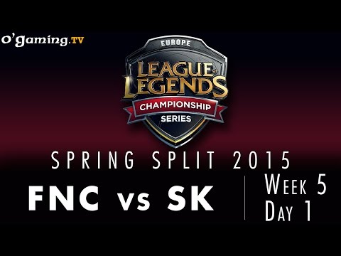 LCS EU Spring 2015 - W5D1 - FNC vs SK