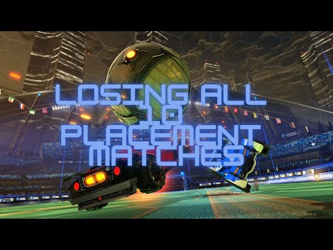(One Rank at a Time) Losing All 10 Placement Matches (Rocket League Ep. #1)