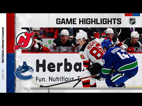 Devils @ Canucks 3/15 | NHL Highlights 2022