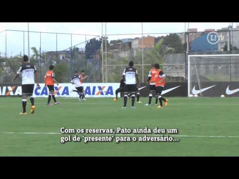 Pato é 'barrado' entre os titulares, mas faz gol com os reservas