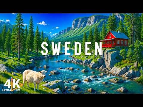 Sweden 4K – Nordic Forests, Crystal Lakes & Tranquil Countryside Escapes - VIDEO 4K UHD