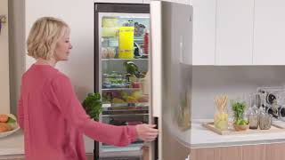 GE 11.9 Cu. Ft. Bottom-Freezer Refrigerator Stainless Steel GLE12HSLSS Picture