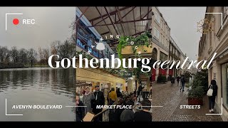 Highlights of Central Gothenburg: Avenyn, Kungsparken & Brunnsparken | 4K | Sweden | Scandinavia