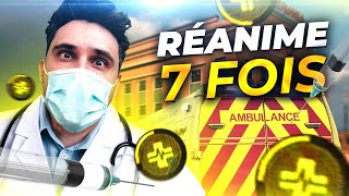 Je réanime 7 fois mon duo, un vrai ambulancier 🚑
