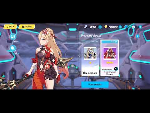 DRAGON OUTFIT DEA ANCHORA DURANDAL SHOWCASE HONKAI IMPACT