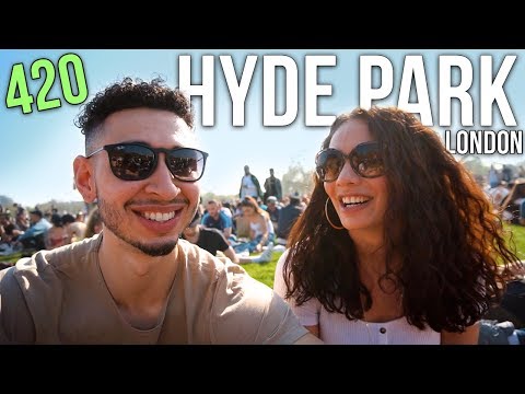 30,000 SMOKING CANNABIS! | London 420 Hyde Park Vlog