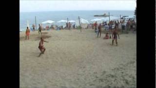 preview picture of video 'Beach raket ALMYRA 2007 Kavala (2)'