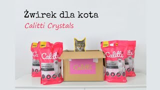 Żwirek silikonowy Calitti CRYSTALS | Kocia Ciocia