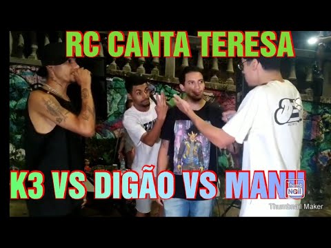 K3 VS DIGÃO VS MANU  PRIMEIRA FASE RODA CULTURAL CANTA TERESA SELETIVA INDEPENDÊNCIA BXD