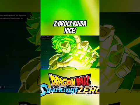 Z Broly More Than Ki Blast Spam #sparkingzero #dragonballz #dragonballsparkingzero #gaming