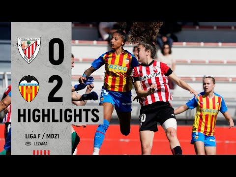 Imagen de portada del video HIGHLIGHTS | Athletic Club 0-2 Valencia CF | MD21 Liga F 2022-23