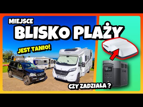 TANIE MIEJSCE NA KAMPERA BLISKO PLAŻY / EcoFlow i Klimatyzacja czy Zadziała? / Kamperem nad Morze