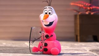 Olaf Drinks Pink Lemonade - At Home With Olaf (New Frozen, 2020)
