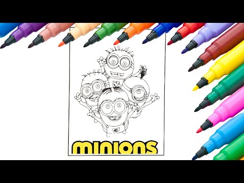 The Minions / The Rise of Gru / Minions Coloring Pages