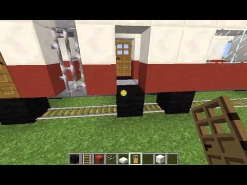 comment construire train minecraft