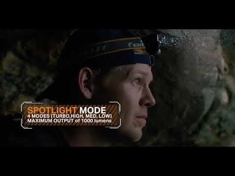 Демонстрація налобного ліхтаря Fenix HM65R