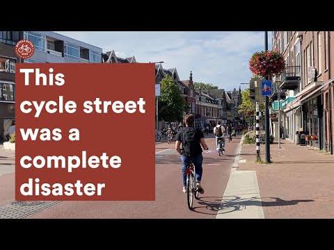 This cycle street was a complete disaster
