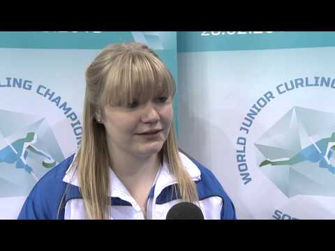 CURLING: WJCC 2013 W PO 1v2 - SCO vs JPN - INTERVIEW