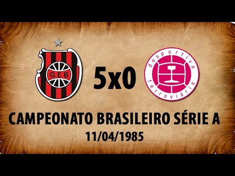 G.E.Brasil 5x0 Desportiva-ES - Campeonato Brasileiro 1985