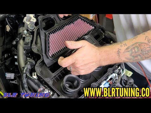KAWASAKI Z900 K&N HIGH FLOW FILTER INSTALL