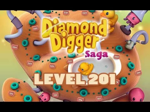 Diamond Digger Saga Level 201 - 3 Stars