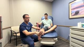 Ankle range of motion and strengthening exercises at Timonium Foot and