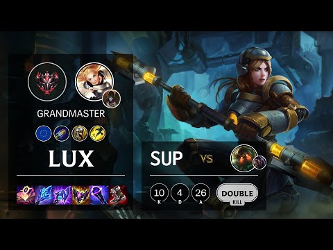 Lux Support vs Nautilus - EUW Grandmaster Patch 11.24