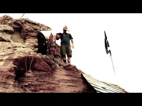 Building the course - Day 1 - Red Bull Rampage 2010