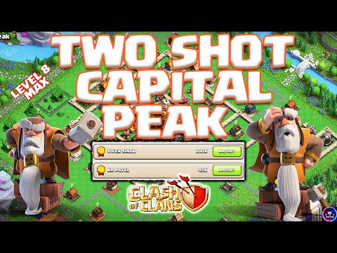 Capital Peak in 2 Attacks | CH lvl 8 | Clan Capital | Clash with Vivek