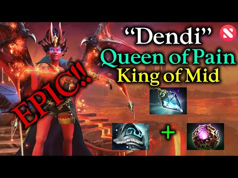 Queen of Pain - Dota 2 Pro Gameplay - B8 "Dendi" - EPIC GAMEPLAY FROM TI WINNER