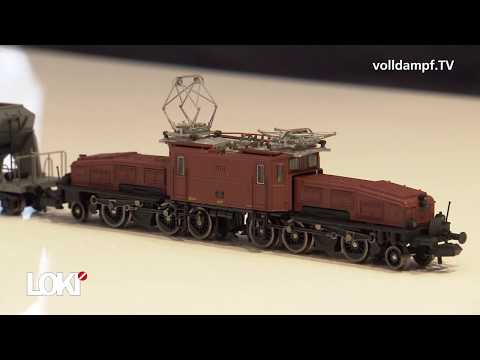 Jägerndorfer - Spur N Neuheiten Krokodil & Kieswagen | Spielwarenmesse 2020 by volldampf.TV & LOKI