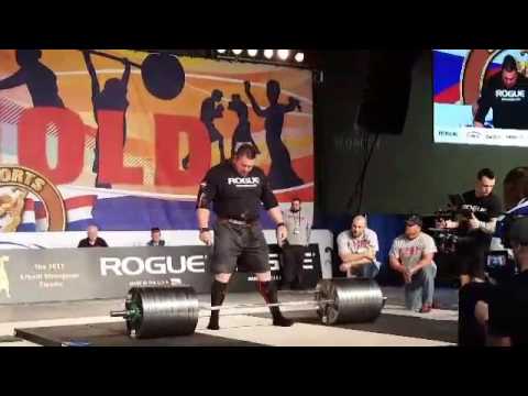 Jerry Pritchett 1031lbs Elephant Bar World Deadlift record!