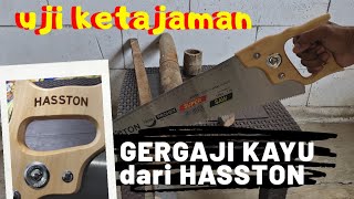 Download lagu TAJAM Bener... !!! GERGAJI KAYU 18 inch Hasston mp3
